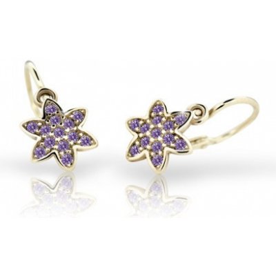 Cutie Jewellery ze žlutého zlata C2206Z-Amethyst – Zboží Mobilmania