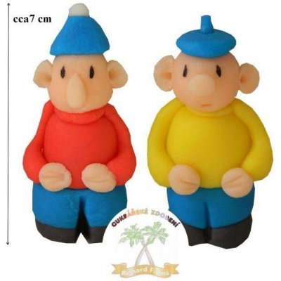 2 figurky na dort kutilové z kokosové hmoty – Zboží Mobilmania