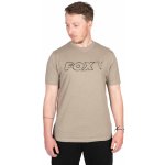Fox Ltd LW Khaki Marl T-Shirt triko s logem – Zboží Dáma