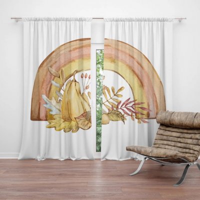 Sablio Závěsy Podzimní duha: 2ks 140x250cm – Hledejceny.cz