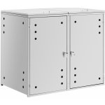 Uniprodo box na popelnice 2 x 240 l větrací otvory UNI WBC 10 – Zboží Mobilmania