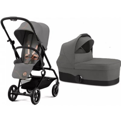 Cybex Eezy S Twist + Plus 2 Lava Grey Stříbrný Rám 2023