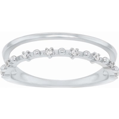 Brilio Silver okouzlující stříbrný se zirkony GR043W – Zboží Dáma