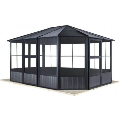 Sojag Charleston 12x12 384 x 384 x 281 cm antracit – Hledejceny.cz