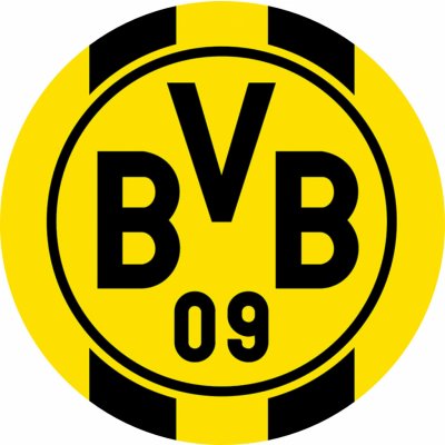 Jedlý papír - obrázek na dort - kruh: BORUSSIA DORTMUND – Zboží Mobilmania