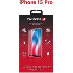 Swissten 3D Full Glue pro Apple iPhone 15 Pro černé 54501841 – Zboží Živě