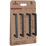 Walteco Prisma 96mm černá 4 ks 7743 – Zboží Mobilmania