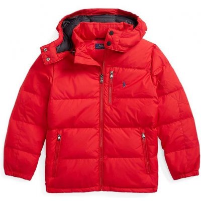 Polo Ralph Lauren dětská bunda červená – Zboží Mobilmania