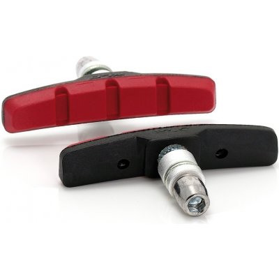 XLC BS-V01 V-Brake špalíky černo/červené 4 dílná sada – Zboží Dáma