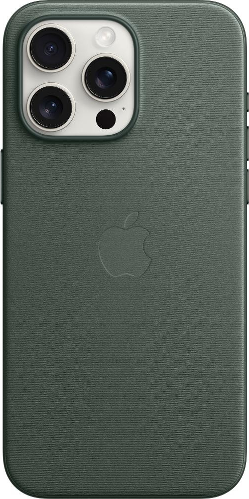 Apple z tkaniny FineWoven s MagSafe na iPhone 15 Pro Max, listově zelené MT503ZM/A
