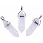 Nefertitis Křišťál přívěsek krystal oboustranný stříbrná NF24469 – Zboží Dáma