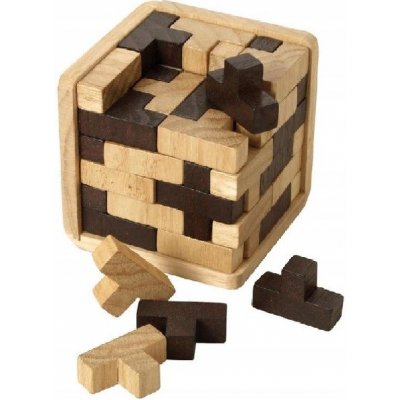 T Cube dřevěný hlavolam – Hledejceny.cz