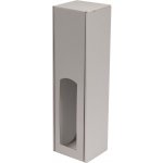 Dárková krabice na víno 85x350x85 mm, 1 x 0,75 l, šedá – Zboží Dáma