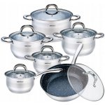 KINGHoff Sada ocelových hrnců Hrnce Silver Marble 12 Ele – Sleviste.cz