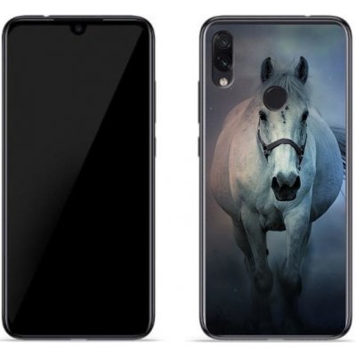 Pouzdro mmCase gelové Xiaomi Redmi Note 7 - běžící bílý kůň – Zboží Mobilmania