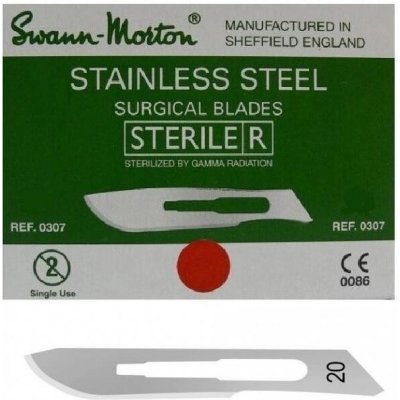SWANN-MORTON NEREZ Čepelka č.20 100 ks – Zboží Mobilmania