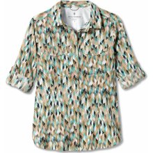 ROYAL ROBBINS Wmns Expedition Print L/S Turquoise