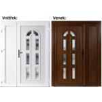 Soft Linda Panel Plný Zlatý dub/bílá 200 cm – Hledejceny.cz
