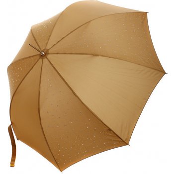 TopMode Stylový vystřelovací deštník s kamínky hnědá 42DK2 hnědá