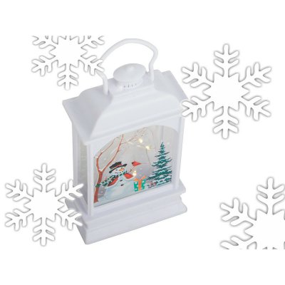 Jipos Tools Vánoční LED lucerna se sněhulákem 14cm 26289 JIPOS – Hledejceny.cz