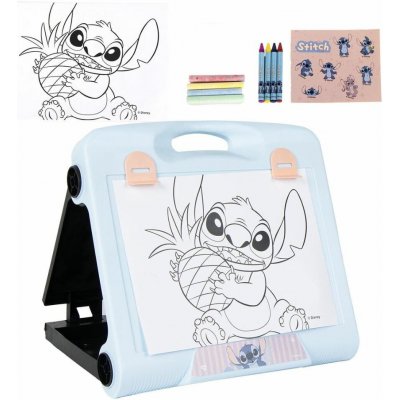 CurePink: Kreativní cestovní kufřík Disney|Lilo & Stitch: Stitch & Angel 34 x 27 x 7,5 cm – Hledejceny.cz