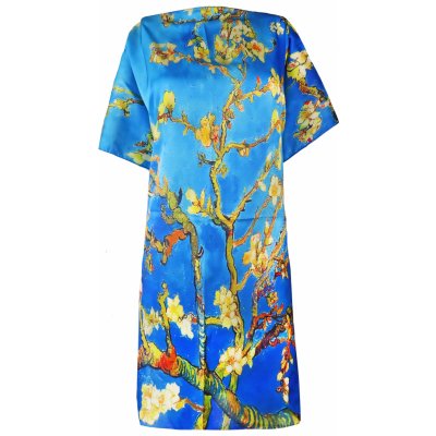 Biju plážové pončo malba kvetoucí mandlovník 9001833-19 – Zboží Dáma