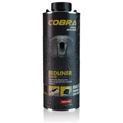 NOVOL COBRA BEDLINER - Černý nátěr na konzervaci podvozku 600ml – Zboží Mobilmania