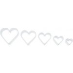 Vykrajovátka srdíčka hladká 5ks Smolík – Zboží Dáma