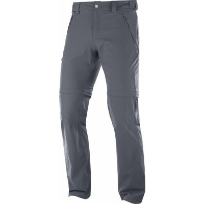 Salomon WAYFARER straight ZIP PANT šedá – Sleviste.cz