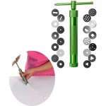 Martellato Extruder-vytlačovač dekorů na marcipán s nástavci (kov) 21 ks/sada – Zboží Dáma