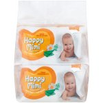 Happy Mimi dětské vlhčené ubrousky Aloe vera + Heřmánek 4 x 72 ks – Zboží Dáma