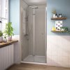 Pevné stěny do sprchových koutů ROSS MISTRAL 100 - zalamovací sprchové dveře do niky 96-101 cm