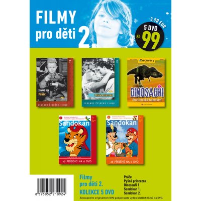Filmy pro děti 2. - 5 DVD pošetka – Sleviste.cz