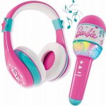 Lisciani BARBIE HUDEBNÍ MIKROFON A BLUETOOTH SLUCHÁTKA SVĚTLO ZVUK – Zboží Dáma