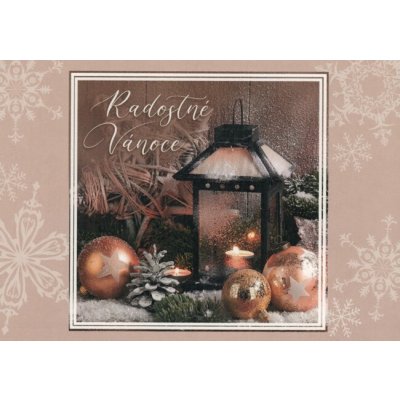 Pohlednice Radostné Vánoce – Zboží Dáma