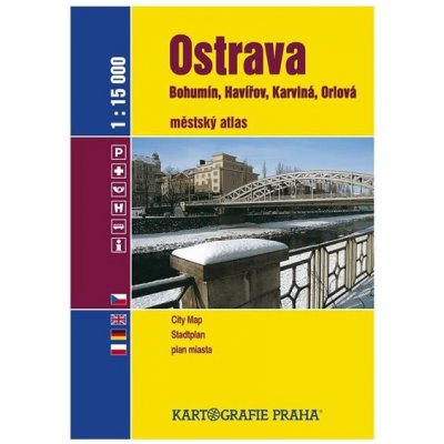 Ostrava-atlas 1:15t. Kartografie Kartografie – Zboží Mobilmania