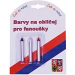 Barvy na obličej ČR 2 tužky – Zboží Dáma