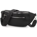 Jennifer Jones Stylová dámská crossbody ledvinka černá – Sleviste.cz