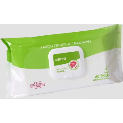 Kanizid Sensitiv AF+ Maxi Wipes Melone dezinfekční ubrousky 60 ks – Hledejceny.cz