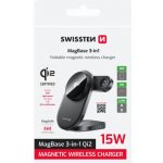 Swissten Skládací Bezdrátová Qi2 Nabíječka Magbase 3v1 Černá (Kompatibilní s MagSafe) – Hledejceny.cz