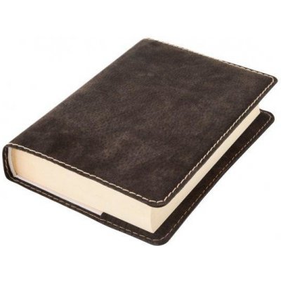 Obal na knihu Klasik 22,7 x 36,3 cm Hnědá tmavá semiš – Hledejceny.cz