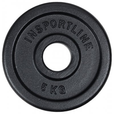 inSPORTline Castblack OL Litinový olympijský kotouč 5 kg 50 mm – Hledejceny.cz