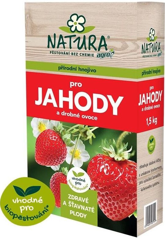 Agro Natura Jahody a drobné ovoce přírodní hnojivo 1,5 kg