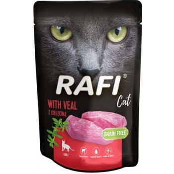 RAFI Cat Grain Free Bezlepková s telecím masem pro kočky 100 g