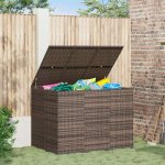 vidaXL box PE ratan 145 x 100 x 103 cm hnědý 317230 – Hledejceny.cz