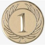 Emblém 50mm "číslo 1" zlatý 1065001 – Hledejceny.cz