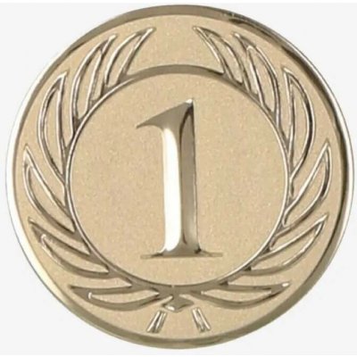 Emblém 50mm "číslo 1" zlatý 1065001 – Hledejceny.cz