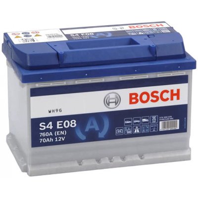 Bosch S4 12V 70Ah 760A 0 092 S4 E08 – Hledejceny.cz