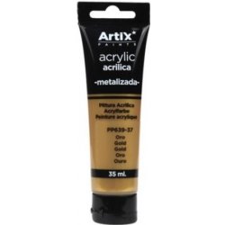 Artix Paints Akrylová barva metalická zlatá 35ml