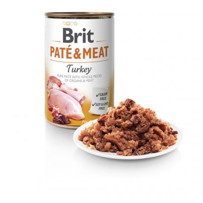 Brit Paté & Meat Turkey 0,8 kg – Zbozi.Blesk.cz